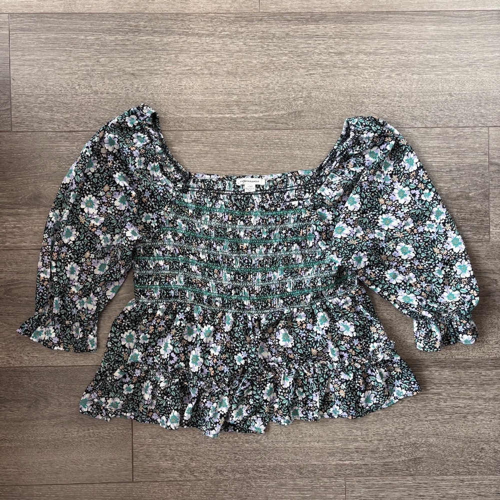 American Eagle Floral Blouse